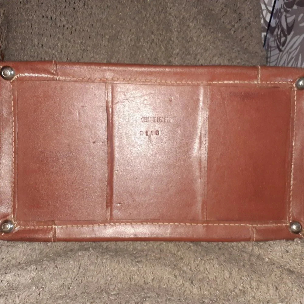 Vintage CHENEY Leather Duffle Bag-Chestnut Brown-Very Good - Picture 8 of 8